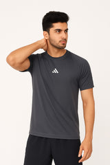 Men’s Performance Dry-Fit T-Shirt – Dark Grey