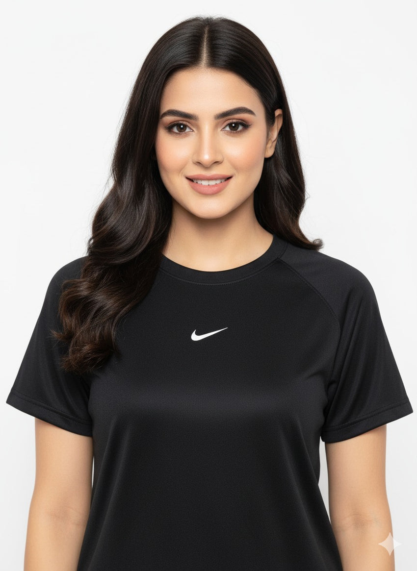 Black Swoosh Performance T-Shirt